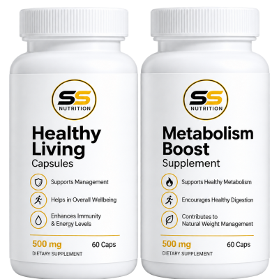 S-5 Weight Loss Formula Healthy Living Capsules + Metabolism Capsules